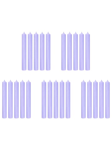 Butlers Stabkerze RAINBOW 25er-Set in Violett