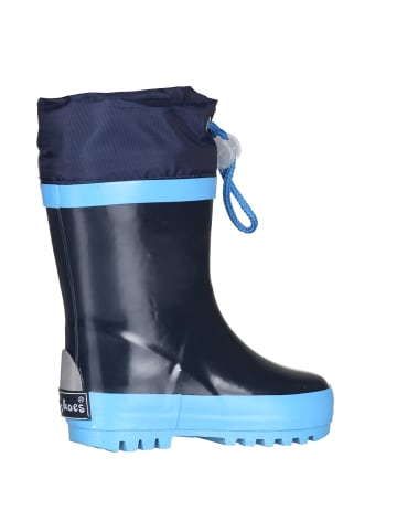 Playshoes Gummistiefel Basic gefüttert in Marine