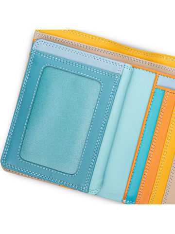 MYWALIT Medium Snap Wallet Geldbörse Leder 13 cm sardinia