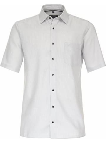 Venti Kurzarm Business Hemd für Herren in silber