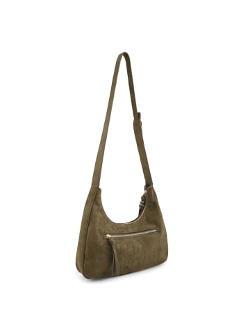 FREDs BRUDER Velvet Wild Umhängetasche Leder 26.5 cm khaki
