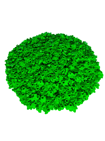 LEGO 1x1 Blume mit drei Blättern - ab 3 Jahren in light-green