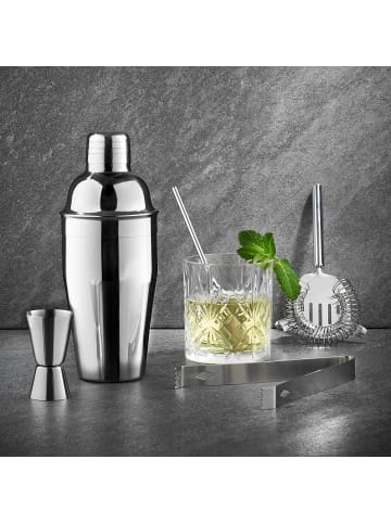 Butlers Cocktail-Set MANHATTAN LOUNGE 5-tlg. in Silber