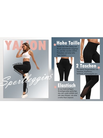 Yalion Sport Yoga Hose - Hohe Elastizität, Frei dehnbar, Unterstützt die Leistung