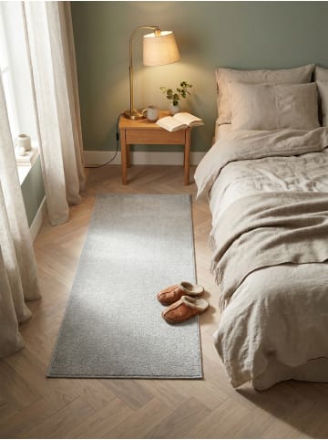 KADIMA DESIGN Teppich Kurzflor Waschbar Einfarbig MAIN Strapazierfähig OEKO-TEX in Creme