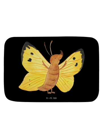Mr. & Mrs. Panda duschmatte Schmetterling Zitronenfalter ohne Sp... in Schwarz