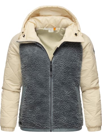 ragwear Outdoorjacke Leeloo in Grey Blocked