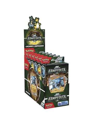 Pokémon Pokémon EX-Kampfdeck Ampharos oder Lucario Kartenspiel in Mehrfarbig ab 6 Jahre