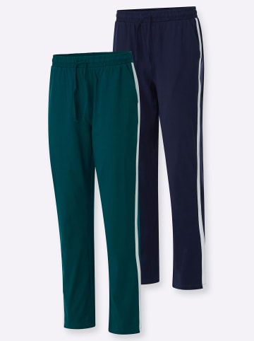 Sieh an! Freizeithose in marine + petrol