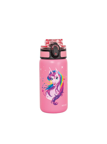 ROTH Kinder-Trinkflasche Edelstahl Einhornportrait in Rosa