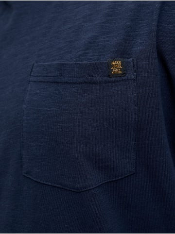 JACK & JONES PLUS T-shirt in Navy Blazer