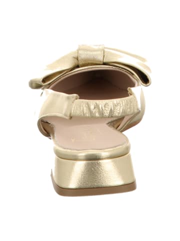 Gianluca Pisati Flache Pumps in Gold