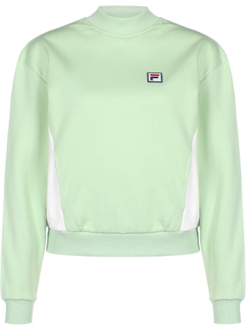 Fila Rundhalsausschnitt in smoke green/blanc de blanc