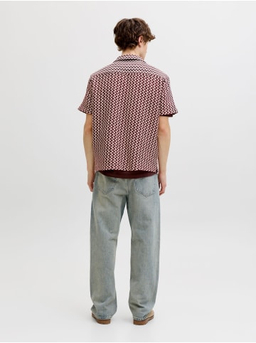 Jack & Jones Hawaii-Hemd in Cabernet