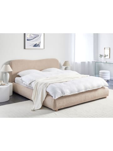 Beliani 2-tlg Doppelbett BLAGNAC in Beige