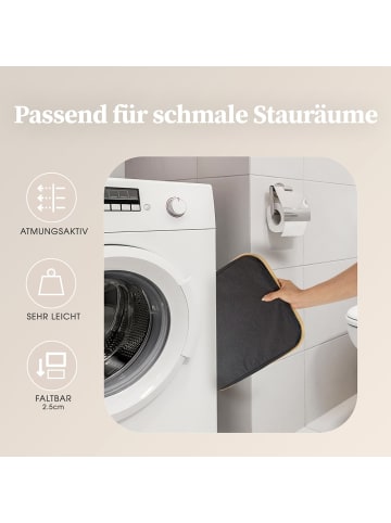 HENNEZ Aufbewahrungskorb Adrian 40l dunkelgrau grau