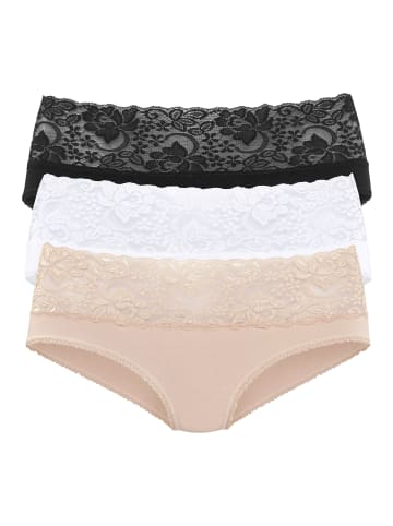 Vivance by Lascana Slip in beige, weiß, schwarz