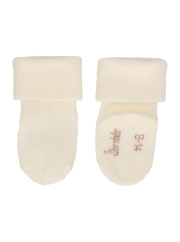 Sterntaler Baby-Socken DP Rippe in ecru