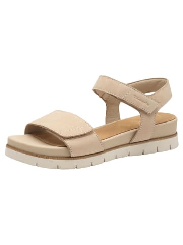 Tamaris WIDE FIT Sandalette in BEIGE NUBUK