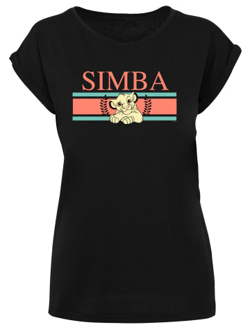 F4NT4STIC T-Shirt Disney König der Löwen Simba Stripes in schwarz