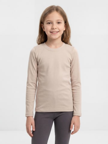 TupTam Mädchen  Langarmshirt 3er Pack in creme-kombi