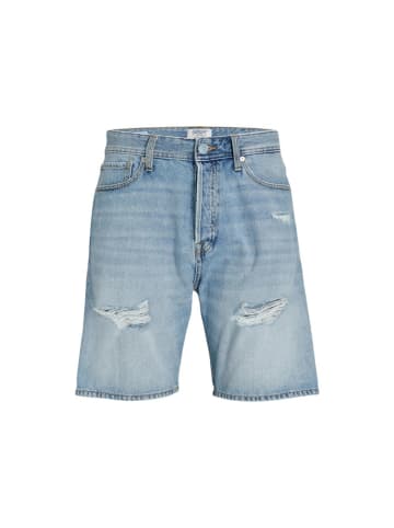 Jack Jones Blau Hellblau Baumwolle Bermudashorts