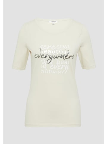 s.Oliver T-Shirt in 81D0_beige