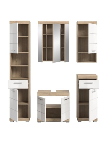 ebuy24 Weiß 164 x 34 cm