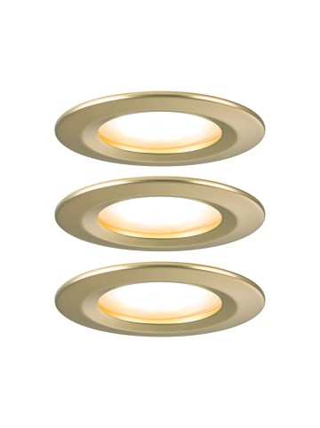 paulmann LED Einbauleuchte 3-Step-Dim Nova Coin   IP44 rund 74mm  Coin 3x6W 3x470lm 230V