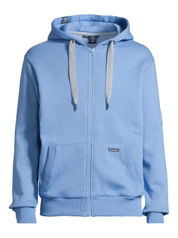 Salzhaut Sweatjacke BREKER in Ocean Blue