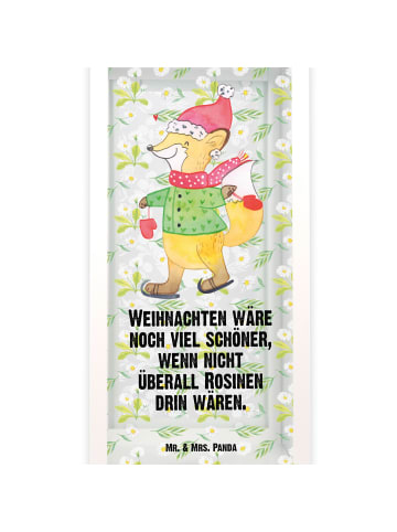 Mr. & Mrs. Panda Windlicht Fuchs  Schlittschuhe mit Spruch in Transparent