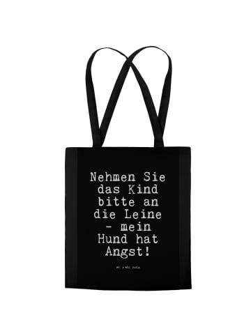 Mr. & Mrs. Panda Tragetasche Nehmen Sie das Kind... mit Spruch in Schwarz