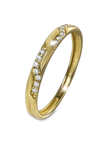 GoldDream Goldring 333 Gelbgold - 8 Karat Glamour Größe 58 (18,5) Ringe