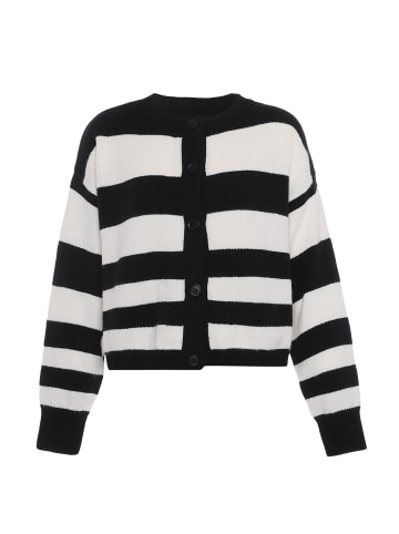 FENIA Damen Sweater in SCHWARZ WOLLWEISS