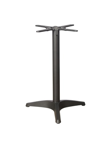 ebuy24 CaféTisch Vivi Grau 60 x 60 cm