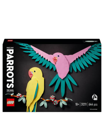 LEGO Bausteine ART Die Fauna Kollektion - Aras, ab 18 Jahre