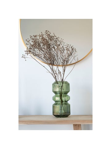 ebuy24 Vase Póvoa Grün 12 x 12 cm