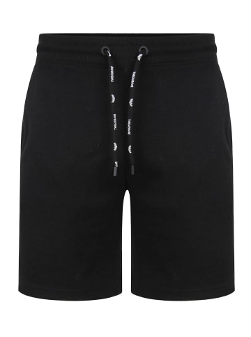 Threadbare Sweatshorts Pique in Schwarz