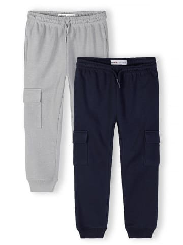 Minoti 2-er Pack Jogginghose 29FLEECE281 in dunkelblau