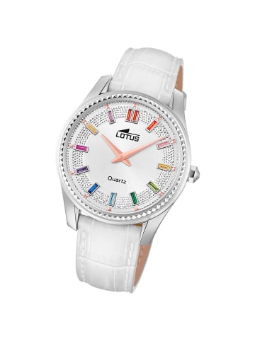 Lotus Chronograph-Armbanduhr Lotus Classic weiß mittel (ca. 38mm)