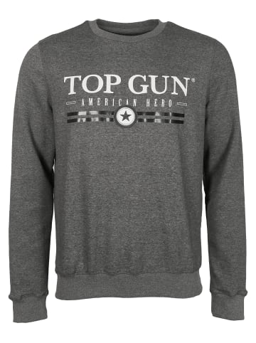 TOP GUN Sweatshirt TG202011129 in charcoal