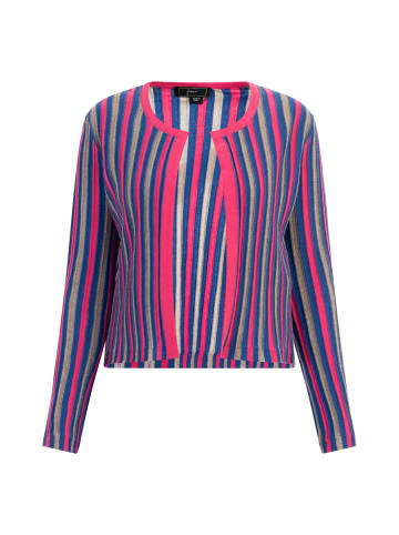 faina Damen Cardigan in Pink Mehrfarbig