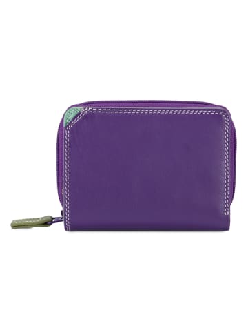 MYWALIT Small Wallet Geldbörse Leder 10 cm in orchid