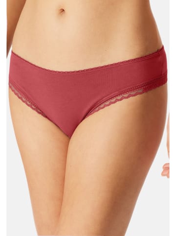 Schiesser String 95/5 Modern Cotton in Schwarz / rot