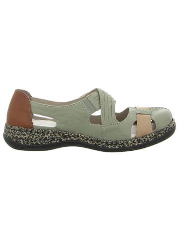 rieker Sportlicher Slipper in grün