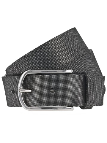 Vanzetti Gürtel Leder in black-silver