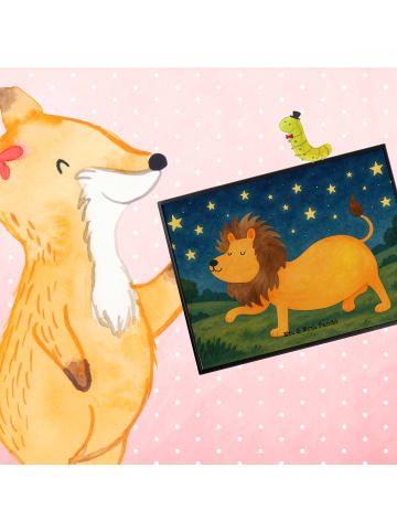 Mr. & Mrs. Panda tischpad Sternzeichen Löwe Design ohne Spruch in Weiß