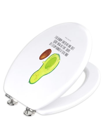 Mr. & Mrs. Panda WC Sitz Avocado Kern rollt mit Spruch in Weiß