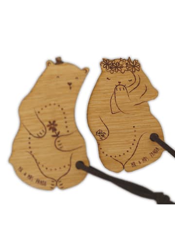 Mr. & Mrs. Panda Partner-Schlüsselanhänger Bär Hochzeit ohne Spruch in Keine Angabe