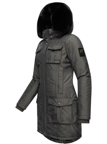 Navahoo Wintermantel Tiniis in Anthracite